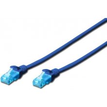 Digitus Patch cord U/UTP kat.5e PVC 5m blue