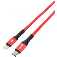 Unitek C14060RD lightning cable 1 m Red
