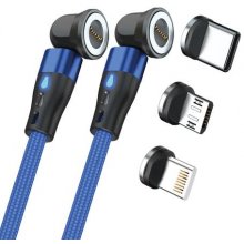 Realpower Magnetic cable,1m,2x...