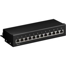 Goobay NET PATCH PANEL CAT6 12 PORT SHIELDED...