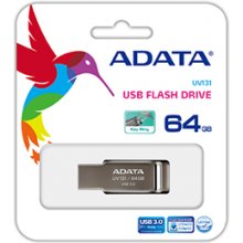 Флешка ADATA UV131 64 GB, USB 3.0, серый