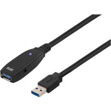 Deltaco Cable USB 3.0, 2m, black / USB3-1000