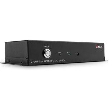 Lindy 2 Port Dual Head DisplayPort 1.2 KVM...
