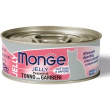 Monge Jelly Tuna Flakes with Shrimps Adult...
