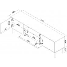 Cama MEBLE Cama EF TRESSE RTV Cabinet...