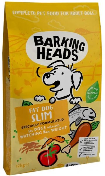 BARKING HEADS BH KOERA TAISSOOT FAT DOG SLIM KANA 2KG BLT2 Pets24.ee