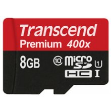 TRANSCEND microSDHC 8GB Class 10 UHS-I 400X