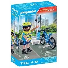 PLAYMOBIL Action Heroes 71732 Police Bike...