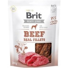 Brit Meaty Jerky Beef Fillets - dog treat -...