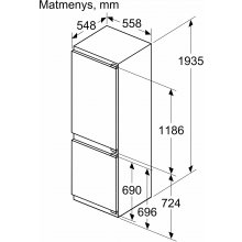 Külmik BOSCH KIN96SFD0