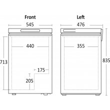 Scandomestic Chest freezer CF100WD