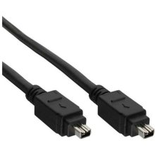 Inline FireWire 400 1394 Cable 4 Pin male...