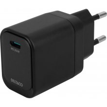 DELTACO USB-C seinalaadija, 1x USB-C PD, 20...