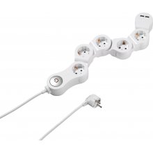 Vivanco extension cord 5 sockets 2x USB...