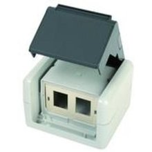 Telegärtner RJ45 Outlet IP44 AP Grey