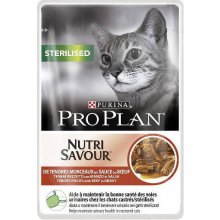 Purina Pro Plan Cat Sterilised Beef - wet...