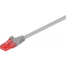 Goobay 68444 CAT 6 patch cable, U/UTP, grey...