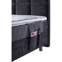 Sleepwell RED/BLACK CONTINENTAL BED POCKET -...