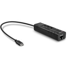 Lindy USB 3.2 Type C Hub and Gigabit...