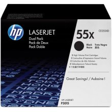 HP 55X 2-pack High Yield Black Original...