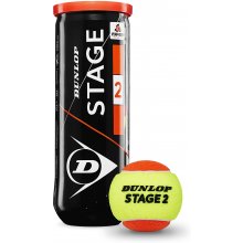 Dunlop Теннисный мяч STAGE 2 ORANGE 3-tube...