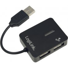 LOGILINK HUB USB 2.0 4-Ports 'Smile' - black...