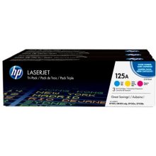 HP 125A 3er Pack Farbe dreifarbig LaserJet...