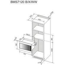 Микроволновая печь Brandt Integreeritav...