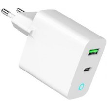 GEMBIRD USB-A/USB-C Charger LED 20W PD QC3.0...