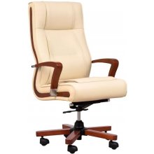 BEMONDI AMBASSADOR cream leather armchair