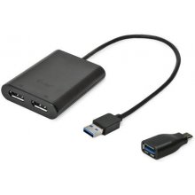 Видеокарта I-TEC USB 3.0 / USB-C Dual 4K DP...