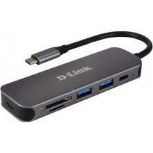 D-LINK 5-in-1 USB-C Hub with Card Reader...