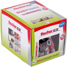 Fischer DUOPOWER 10x80 25 pcs