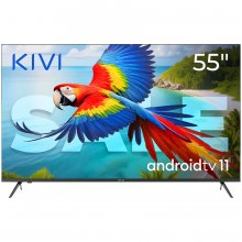 Teler KIVI 55', UHD, Android TV 11, Black...