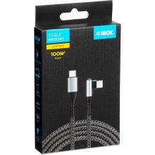 IBOX Kabel IKUTC00 USB-C 100W 90 stopni