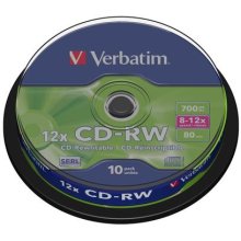 Verbatim CD-RW 12x 700 MB 10 pc(s)