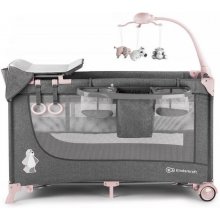 Travel bed Joy with accessories pink