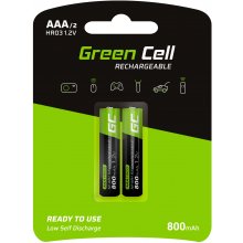 Green Cell Akku 2xAAA HR03 800mAh