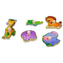 Smily Play Wooden puzzle Zoo