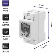 QOLTEC Single phase consumption meter, 230V...