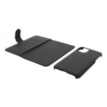 DELTACO Wallet case 2-in-1, iPhone 11, black...