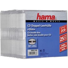Hama 1x25 CD Jewel Case Slim Double 51168