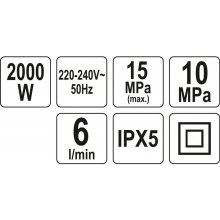 YATO YT-85915 Aukšto slėgio plovykla ele430