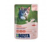 BOZITA Salmon - in Sauce - Kitten - 85g