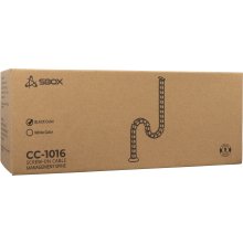 Sbox CC-1016B Cable Management Black
