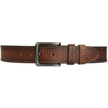 Bradley Leather belt buffalo Tan 4 x 110 cm