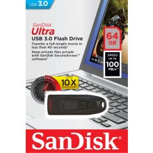 Флешка SANDISK Ultra 64GB, USB 3.0 Flash...