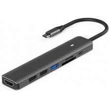 Adapter USB Type-C - HDMI, 3x USB Type-A...
