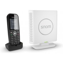 snom m430 Ledningsfri VoIP telefon Sort Hvid