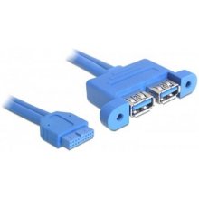 DELOCK USB3.0 Kabel Pinheader 19pin -> 2x A...